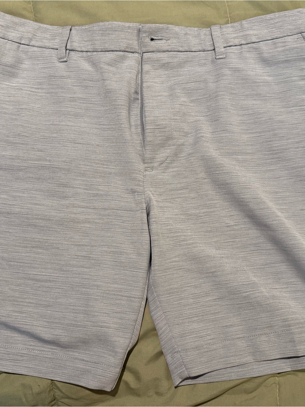 Callaway Light Gray Flat-Front Performance Shorts